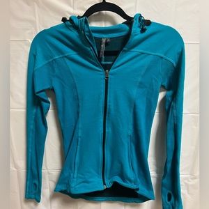 Sweaty Betty Zip up Hoodie. Size Xsmall. Teal